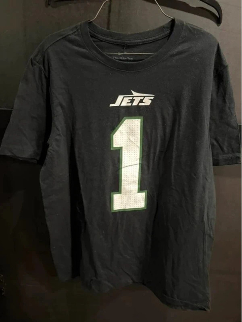 Nike Black New York Jets Sauce Gardner shersey